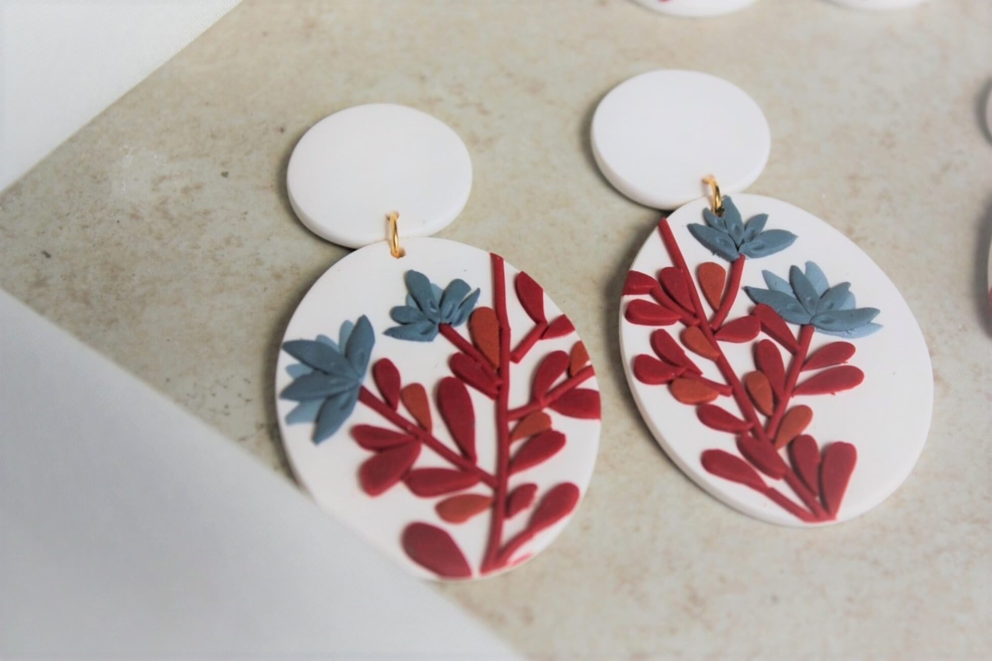 Image of Polybloom Handmade Earrings