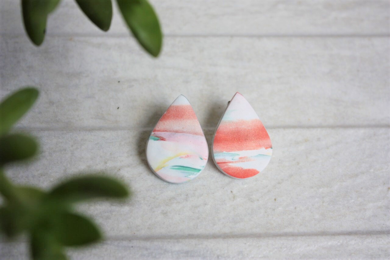 Image of Polybloom Handmade Earrings